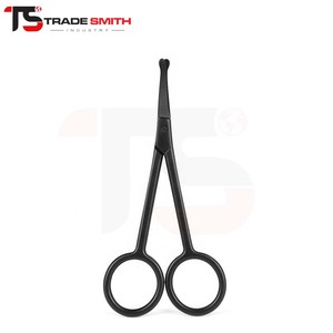 Ciseaux à barbe et à moustache en acier inoxydable TSI, instrument de toilettage aiguisé pour une coupe contrôlée et un coiffage propre des poils du visage - Product Image 2