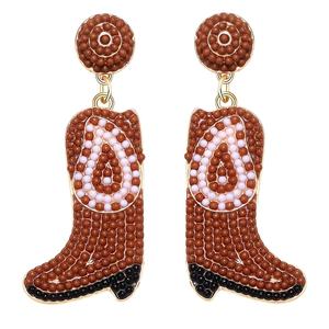 Fashionable Handcraft Embroidery Chappell Roan <b>Halloween</b> Beaded Dangle Drop Design <b>Earrings</b> And Designer By Hiba Enterprises - Product Image 5