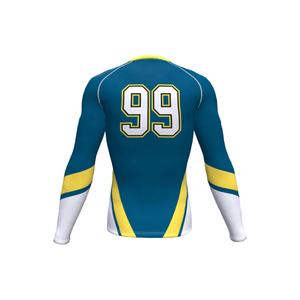 All Seasons Wholesale Men's Sublimation Customized OEM MMA <b>Rashguard</b> Full Sleeves Sports Bjj <b>rashguard</b> compression shirt for men - Product Image 6