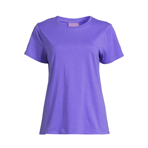 T-shirts confortables pour femmes, couleur unie, usage quotidien, col rond, manches courtes, coupe ajustée, t-shirt décontracté uni, provenant de BD - Product Image 1
