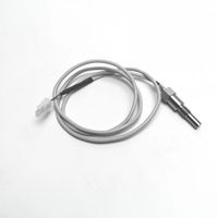 Sonde thermocouple PT100 de type K, capteurs haute température avec fils de connexion pour la mesure