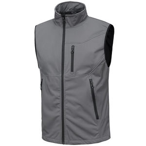 Meilleure vente fabriqué en usine gilet Softshell sans manches pour hommes gilet Softshell respirant et confortable pour adultes - Product Image 1