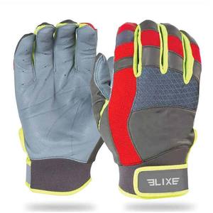 Gants de frappe de baseball et de softball ELIXE SPORTS, antidérapants, durables, respirants, en spandex/nylon, pour l'entraînement, fermeture auto-agrippante pour adultes - Product Image 2