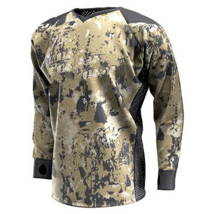 Jersey Sublimado de Manga Larga para Paintball, para Hombre, con Cuello Alto, Corte Regular, Poliéster 140g, Sin Tirantes, Personalizable para Equipos - Product Image 1