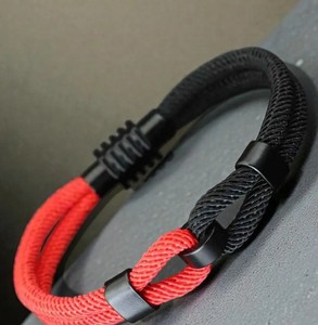 Pulsera de Cuerda Hecha a Mano |   Pulsera Ajustable Unisex |   Joyería Minimalista - Product Image 3