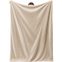 Couverture Polaire à Carreaux Personnalisée OEM ODM en Flanelle, Taille King, pour l'Hiver, Vente en Gros