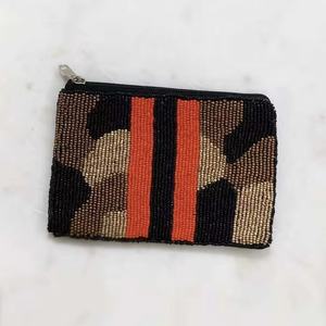 Monedero de tela bordado a mano con cuentas de cristal multicolor, hermoso y personalizado, para mujer, a la moda. - Product Image 6