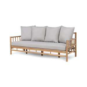 Ensemble de canapés en rotin d'extérieur moderne avec coussins résistants aux intempéries et durables pour villa, maison d'hôtes, hôtel, cour, jardin, terrasse - Product Image 1
