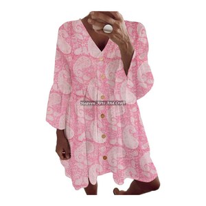Vestido de Verano Estilo Boho Vintage para Mujer, Vestido de Algodón con Estampado Floral, Túnica de Verano, Moda para Festivales - Product Image 2
