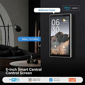 Pantalla de control central para casa inteligente con asistente de voz integrado y panel de automatización doméstica Tuya con puerta de enlace Zigbee - Product Image 3
