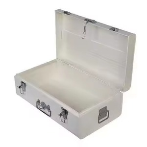 Most Selling New Cobalt Blue Dual <b>Luggage</b> Stack Patterned Interior Lining Decorative Gift Carrying Cases <b>Trunk</b> Box - Product Image 3