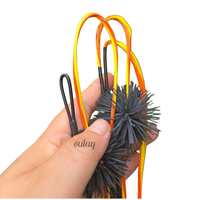 Cordage de tir à l'arc Fastflight à 12 à 18 brins avec boucle d'extrémité pour la chasse