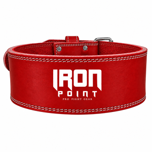 Leather <b>Weight</b> Lifting <b>Belt</b> Men Adjustable Waist Support Strength <b>Training</b> Buckle Closure Brown - Product Image 2