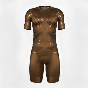 Traje de Ciclismo Aerodinámico Personalizado para Hombre, Manga Corta, Jersey de Ciclismo de Carretera, Mono Transpirable de Secado Rápido, OEM - Product Image 4