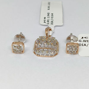 Elegante y Espectacular Juego de Pendientes con Diamantes Naturales en Oro Blanco de 14K, Certificado IGI, Estilo Étnico, Alta Calidad, Venta al Por Mayor OEM - Product Image 5
