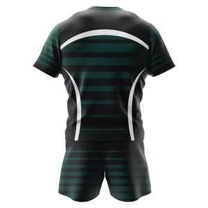 Nuevo diseño de uniforme de rugby transpirable para hombre, conjunto personalizado sublimado, uniformes de rugby de color sólido para equipos. - Product Image 2
