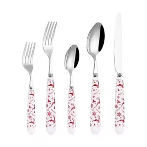 Juego de Cubiertos de Metal de Primera Calidad, Cuchara, Tenedor y Cuchillo, Colección de Cubiertos para Hoteles, Restaurantes y Cafeterías - Product Image 1