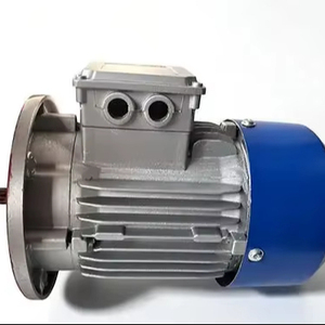 Moteur industriel à haut rendement à 4 pôles, corps en aluminium, montage sur bride, pour applications mécaniques, 0,5 CV, moteur électrique triphasé - Product Image 1