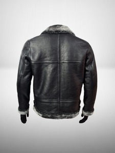 HIGH QUALITY PREMIUM FUR LEATHER <b>JACKET</b> VERY CLASSY COOL AND STYLISH - Product Image 2