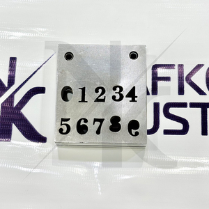 Matrice de découpe numérique de précision en acier inoxydable à 10 poinçons pour la fabrication de plaques d'or et d'argent, export - Product Image 2
