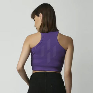 Crop top décontracté pour femme, best-seller, qualité supérieure, écologique, coupe ajustée, respirant, en polaire polyester, couleur unie, toutes saisons - Product Image 2