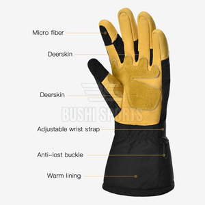 Gants de ski de qualité supérieure à prix abordable, vêtements de neige, gants de ski grande taille, faible MOQ, gants de ski en promotion - Product Image 3