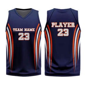 Wholesale Basketball Uniform Men's Sleeveless Basketball Jersey And <b>Shorts</b> Set Fully Sublimation Sports Apparel Basketball Kit - Product Image 5
