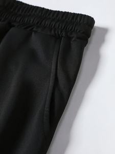 Conjunto de Camiseta y Pantalones Cortos Holgados de Algodón 100% con Rayas, Estilo Urbano, para Hombre, Fabricante de Ropa Urbana Personalizada - Product Image 3