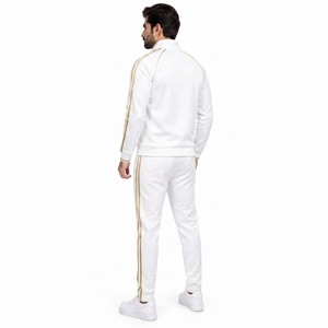 Ensemble de survêtement pour hommes, parfait pour la salle de sport et la remise en forme, veste et pantalon de sport confortables, respirant, léger et flexible - Product Image 5