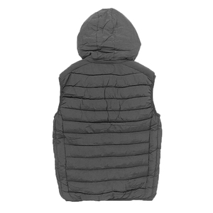 เสื้อกั๊กพัฟเฟอร์แบบไม่มีแขนสำหรับผู้ชาย คุณภาพสูงจากโรงงานผู้ผลิต (OEM) สำหรับฤดูหนาว  พร้อมซิปและกระเป๋าอเนกประสงค์  รับสกรีนโลโก้ตามแบบ - Product Image 3