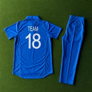 Conjunto de camiseta y pantalón de cricket con logotipo personalizado para ropa deportiva de equipo, ropa deportiva personalizable para eventos de equipo, equipación para jugadores - Product Image 2