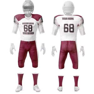 Tissu souple football américain par sublimation Uniforme football américain design personnalisé Meilleure vente d'uniforme football américain - Product Image 4