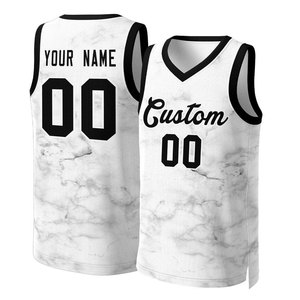 เสื้อบาสเก็ตบอลสีสันเรียบง่ายแบบกำหนดเองได้ คุณภาพสูง แบบกลับด้านได้ แห้งเร็ว ระบายอากาศได้ดี ชุดกีฬา - Product Image 6