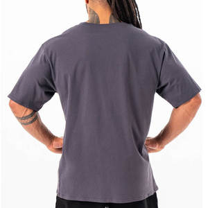 Camiseta de Hombre Personalizada, Ajustada, Deportiva, de Manga Corta, Hombros Caídos, Talla Grande, 100% Algodón, Oversize - Product Image 3