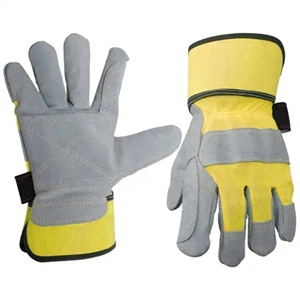 Guantes de Trabajo Industriales Reforzados de Cuero Vacuno, Protección para Manos, Guantes de Seguridad para Trabajadores, con Forro de Algodón - Product Image 6