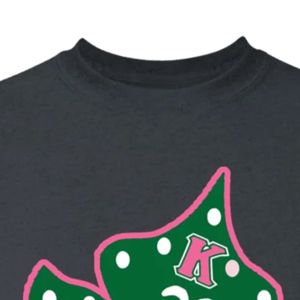 Camiseta Personalizada Gris Oscuro para Mujer con Gráfico de Árbol de Navidad, Manga Corta, Cuello Redondo, Informal, Festiva, a la Moda, Estilo Urbano - Product Image 3