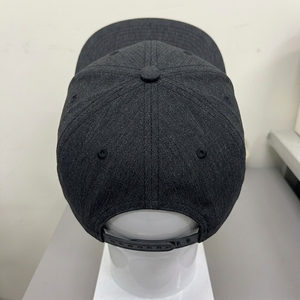 Custom OEM Blank 6 Panel Structured Baseball Cap Pre Curved Cotton Twill <b>Black</b> Hat Private <b>Label</b> Wholesale Supplier Sporty - Product Image 5