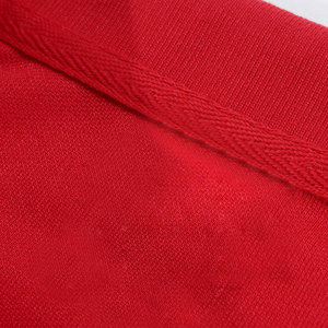 Camisa Polo Roja de Manga Corta para Hombre, Color Sólido, Informal, Tejido Oxford, Corte Regular, Cuello con Botones - Product Image 6