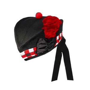 Chapeau Glengarry personnalisé écossais, vente en gros, chapeau Balmoral en tartan national irlandais pour tenue écossaise, nouveau design écossais - Product Image 1
