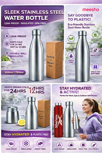 Bouteille de bureau promotionnelle en acier inoxydable avec impression personnalisée pour la fête des mères et Halloween - Product Image 3