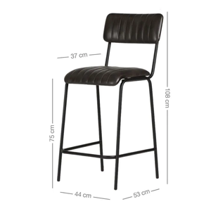 Steel PU Leather Modern Counter <b>Stool</b> Swivel Seat Strong Durable Lightweight Minimalist Design Eco-Friendly Home Bar Living Room - Product Image 2