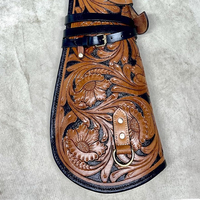 Sac à armes multifonctionnel en cuir imperméable, couleur et taille personnalisées, fabriqué en cuir véritable, sac à armes robuste en cuir.