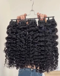 Extensiones de Cabello Humano Virgen Peruano Rizado Natural de la Mejor Calidad, Disponibles para la Venta - Product Image 1
