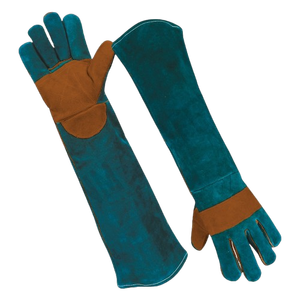 High Quality Reinforced Cowhide Split Leather Welding <b>Gloves</b> Industrial Hand Protection Work <b>Long</b> Sleeved Welder <b>Gloves</b> CE - Product Image 2