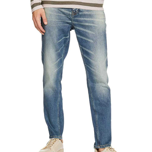 Pantalones Vaqueros de Mezclilla de Alta Calidad con Diseño Único para Hombre, Diseño de Color Desgastado, Servicio OEM - Product Image 1