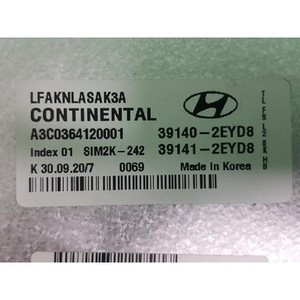 ECUs et modules informatiques d'occasion Sonata 391412EYD8 - Product Image 2