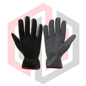 Gants de travail en cuir polyvalents pour la conduite, résistants aux déchirures, respirants, sans silicone, sans poudre, anti-chaleur - Product Image 1