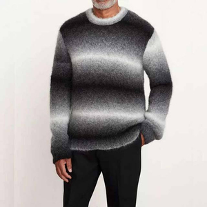 <b>Men's</b> Custom Printed Mohair Collection Sweaters Breathable Winter Casual Streetwear Best Selling Hot Item Pattern Shirts - Product Image 1