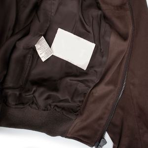 Vente en gros Hiver Hommes Unisexe Fermeture à glissière 100% Polyester Logo personnalisé Coupe-vent Chaud Mode Bomber Veste Plus Size Casual - Product Image 3