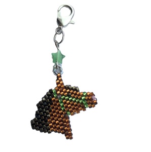 souvenir women accessory kids gift festive decor craft <b>keyring</b> beaded pendant handmade beads creative accessory elegant - Product Image 4